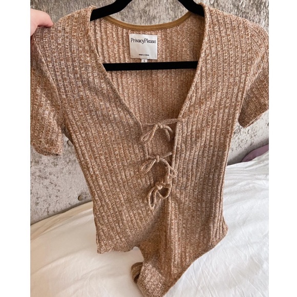 Revolve / Privacy Please Tie Up Xenia Bodysuit - Picture 2 of 3